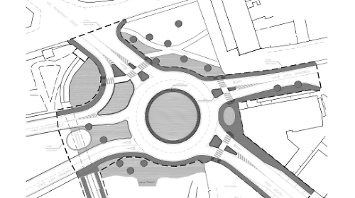 Addio semafori, una nuova rotatoria al Giotto. Ecco il progetto