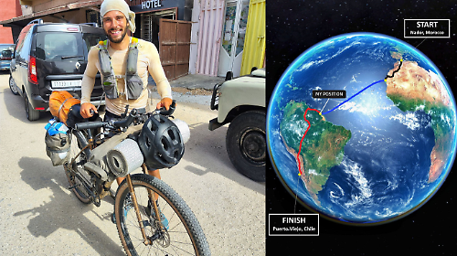 Lorenzo Barone, continua il viaggio con la terza tappa in Amazzonia: "Riparto con un semplice bici. Spero regga i 4mila km fino in Bolivia"