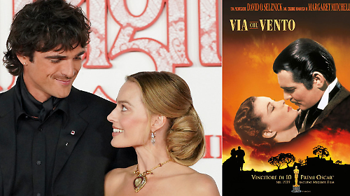 Cime tempestose &egrave; il nuovo Via col vento? I parallelismi con il capolavoro di Hollywood, dal poster ai costumi di Margot Robbie