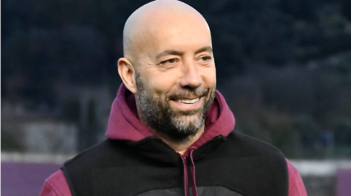 L'allenatore Cristian Bucchi