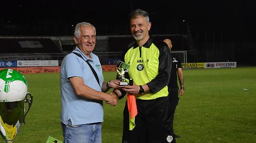 Moreno Fucci con Romano Grotti, a sinistra