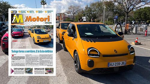 Test drive sulla nuova Renault Twingo, la leggendaria Alfa Romeo Disco Volante e la Bmw iX3: sfoglia iMotori di aprile 2026