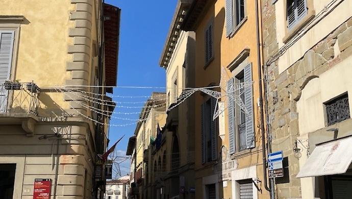 Le luminarie ad Arezzo