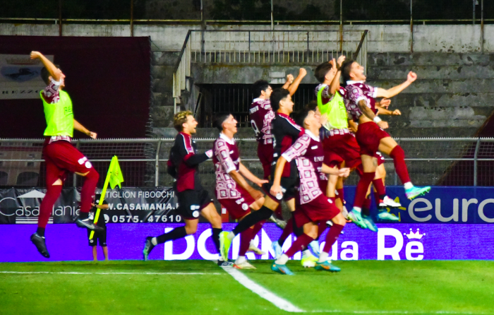 L'Arezzo è partito con il piede giusto, vittoria davanti a 3 mila spettatori 