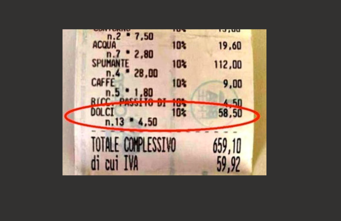 Lo scontrino