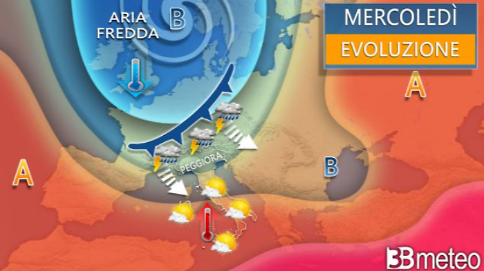 Meteo, nuova ondata di maltempo. Temperature in calo, temporali e persino la prima neve. Le previsioni