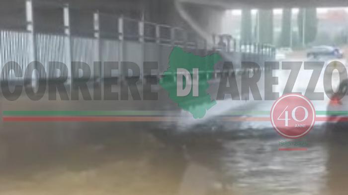 Allagato il sottopasso di Pescaiola ed è polemica