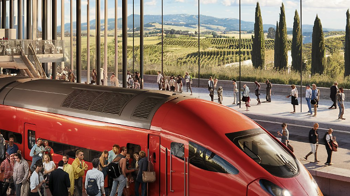 Treni Alta Velocità, sarà davvero così la stazione Medioetruria? Ma è solo l'immaginazione dell'intelligenza artificiale