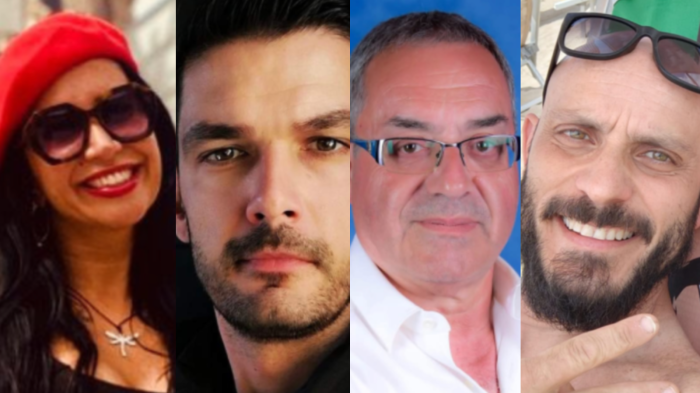 I semifinalisti: Silvia Scartoni, Andrea Bindi, Alfredo Ghezzi e Roberto Russo