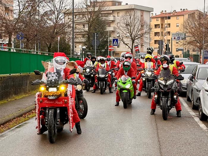 Babbo Natale in moto