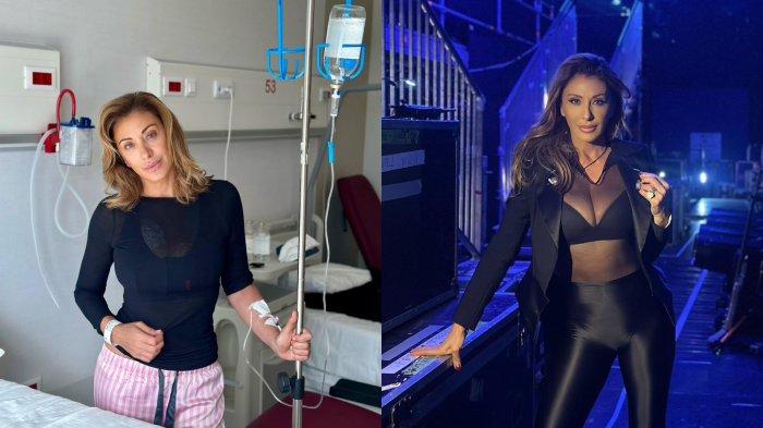 Sabrina Salerno ospite a Verissimo: il padre conosciuto a 12 anni, il marito Enrico Conti e la lotta contro il tumore al seno