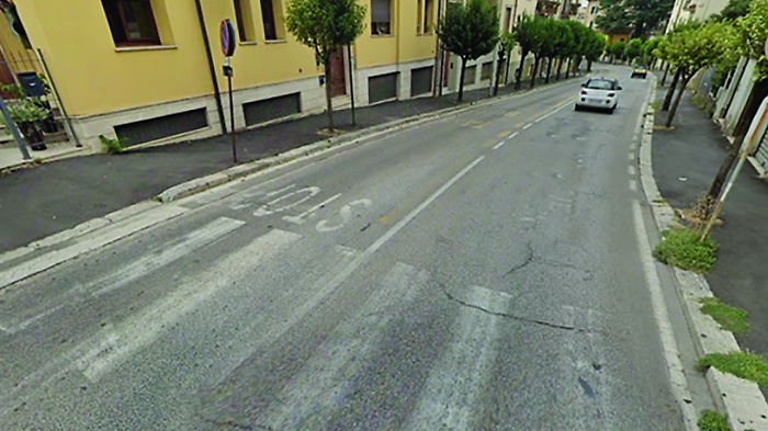 Via Matteotti ad Arezzo