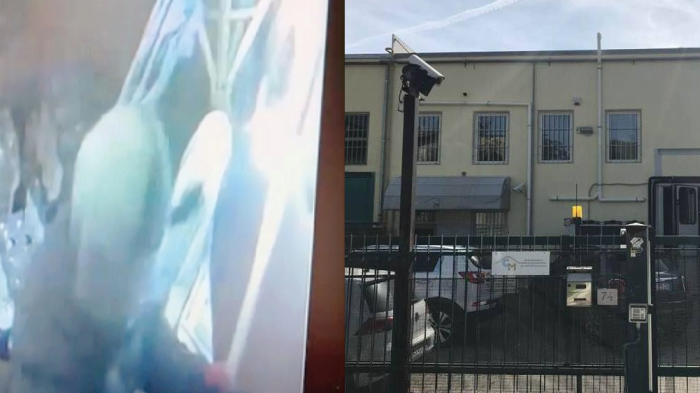 Ladro in azione con la mazza