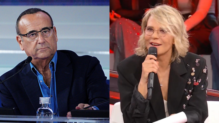 Carlo Conti e Maria De Filippi
