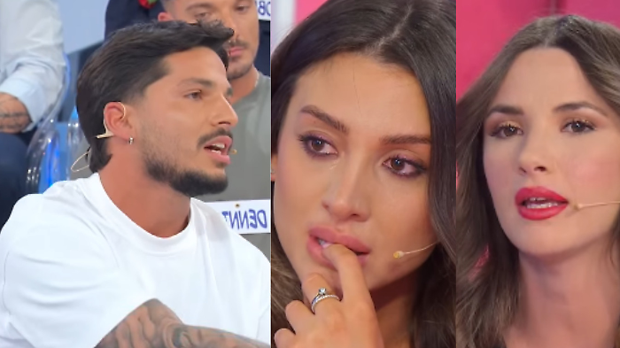 Uomini e Donne, Gianmarco e Francesca vicini come non mai ed &egrave; caos in centro studio: Cristina piange e Nadia decide di andare via