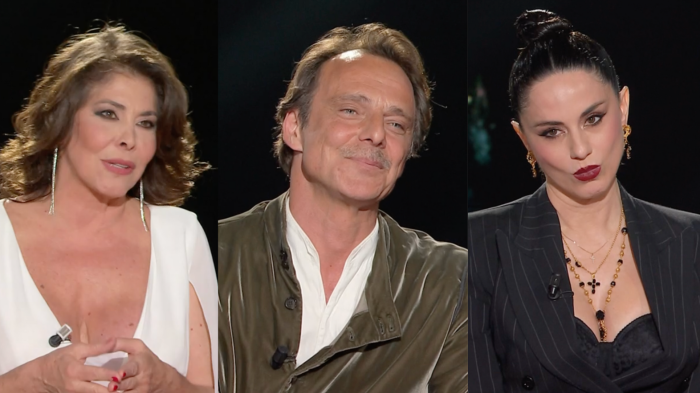 Milly D'Abbraccio, Alessandro Preziosi e Paola Iezzi