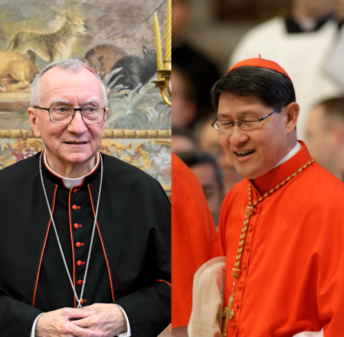 Pietro Parolin e Luis Antonio Tagle
