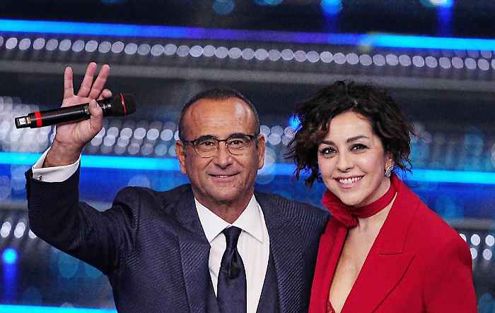 Carlo Conti e Francesca Vaccaro