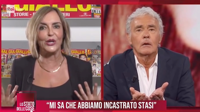 Scontro tra Giletti e Albina Perri, la direttrice del giornale Giallo a Lo Stato delle cose sul delitto di Garlasco: ecco cosa &egrave; successo