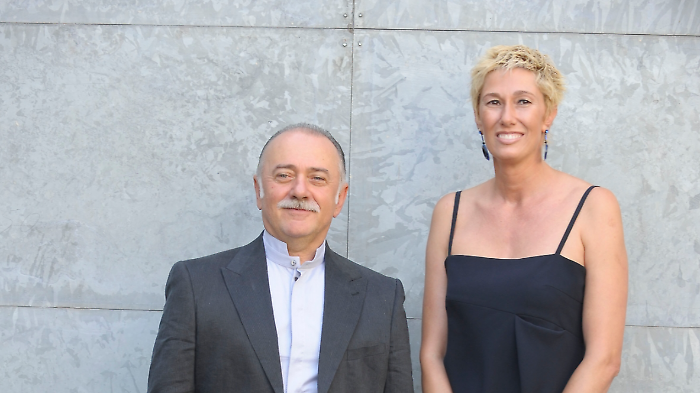 Giorgio Faletti e Roberta Bellesini