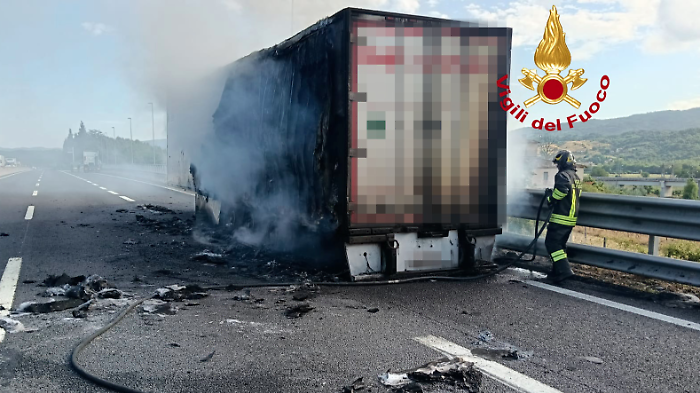 Incendio in A1