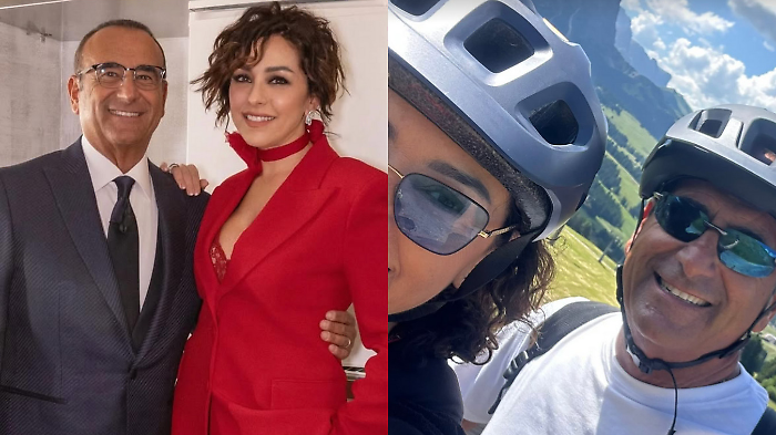 Carlo Conti in vacanza con la moglie Francesca Vaccaro e il figlio Matteo: scopri le foto sui social e la meta scelta