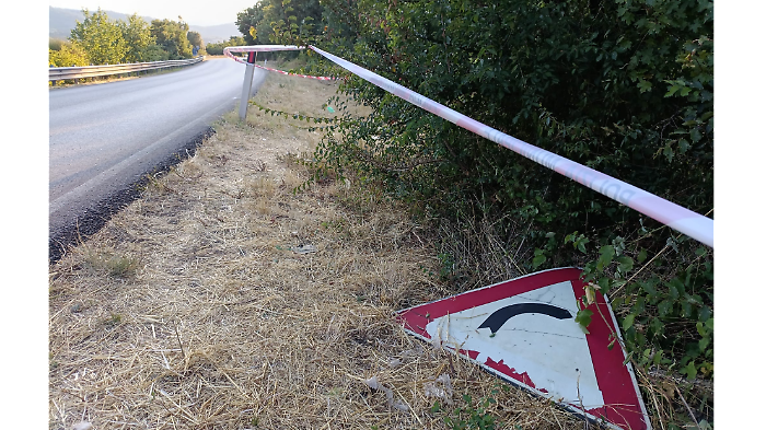 Il luogo dell'incidente