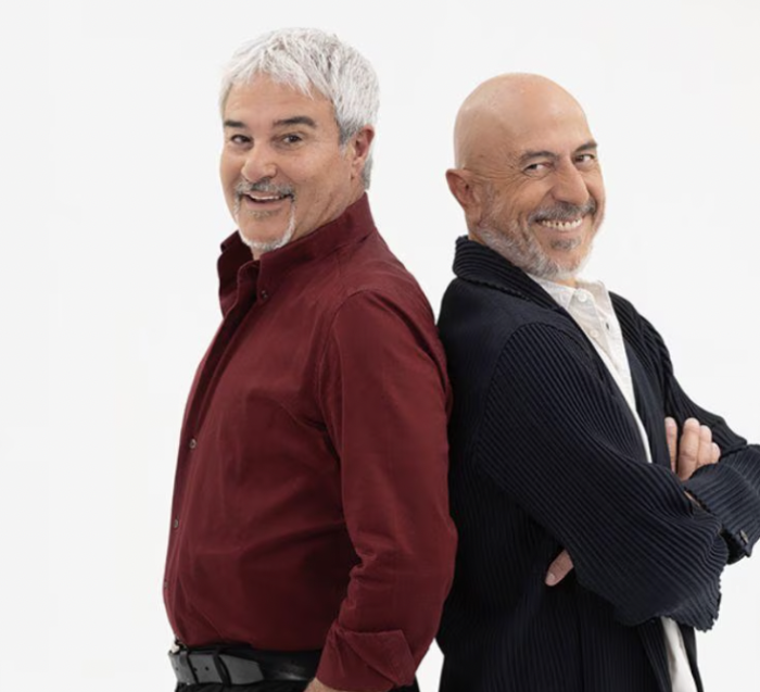 Pino Insegno e Roberto Ciufoli