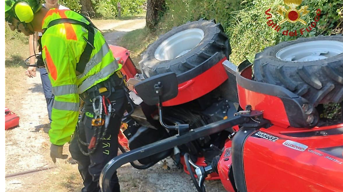 Intervento dei vigili del fuoco