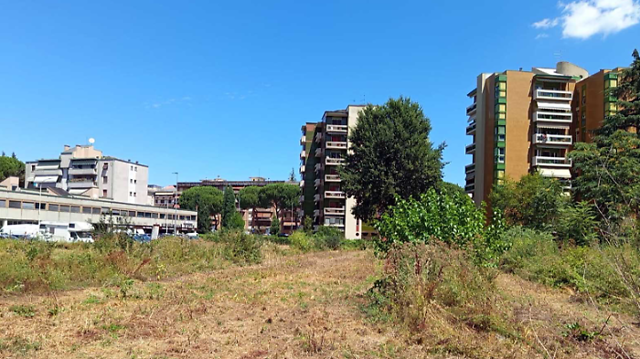 L'area verde di via Tiziano