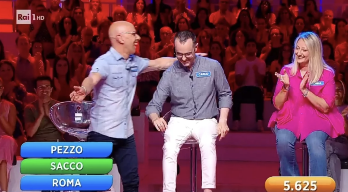 Reazione a Catena, ecco chi sono i campioni in carica: nella scorsa puntata hanno vinto 5.625 euro indovinando la parola sacco