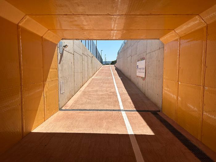 Sotto attraversamento della ciclabile