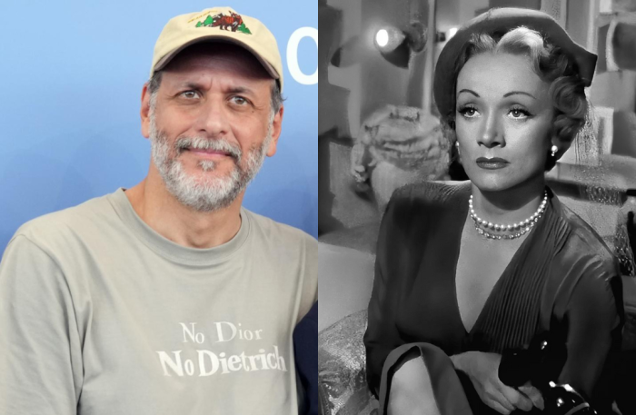 La strana T-shirt di Luca Guadagnino alla Mostra del cinema: ecco che cosa significa