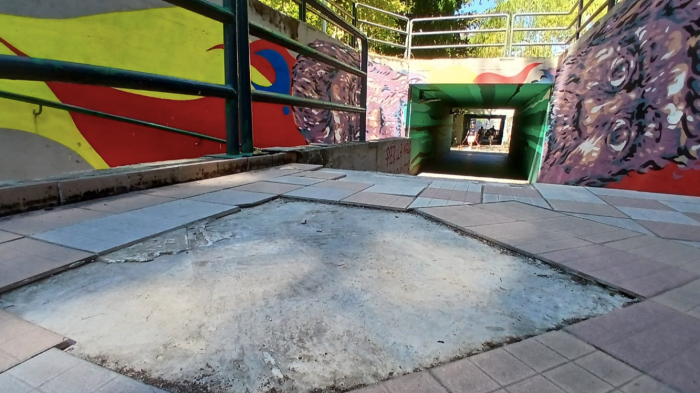 Sottopasso del parco Pertini