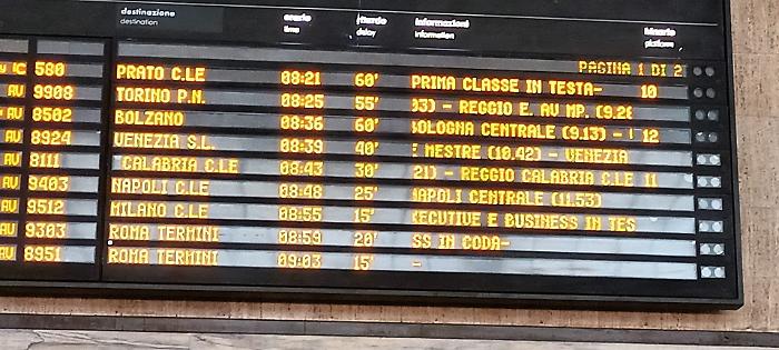 Ritardi nei treni