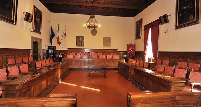 L'aula del consiglio comunale