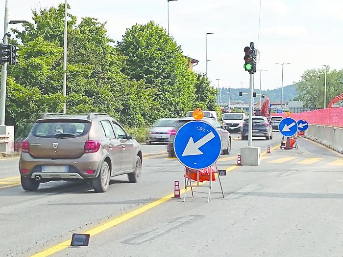 Il cantiere di via Fiorentina