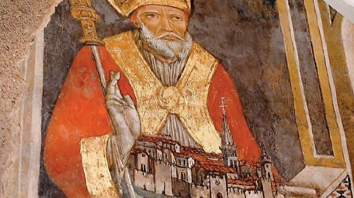 Norcia, il miracolo dell'affresco di San Benedetto ricomparso nella basilica