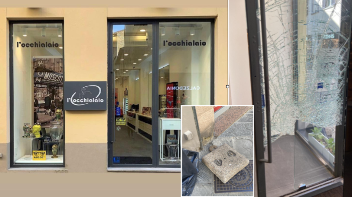 La spaccata in Corso Italia