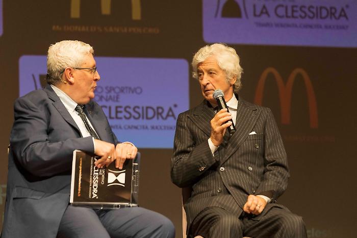 Massimo Boccucci e Gianni Rivera