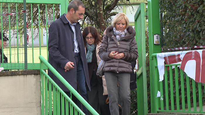 Il procuratore Dito all'asilo