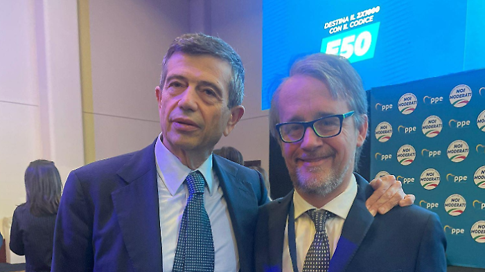 Marco Casucci con Lupi