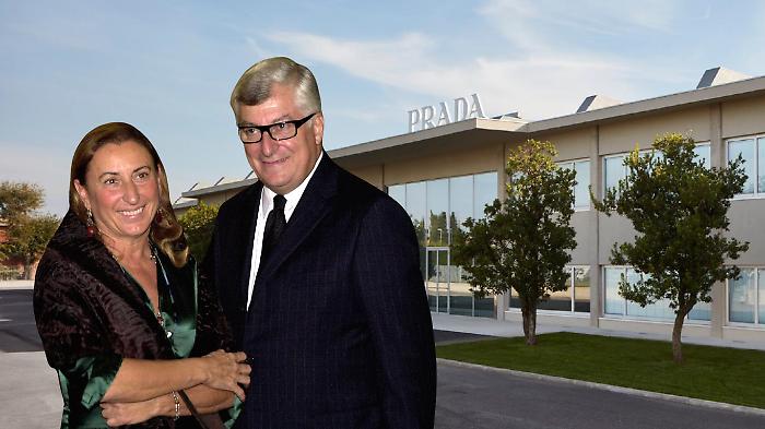 Miuccia Prada e Patrizio Bertelli