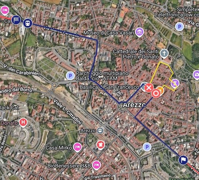 Il percorso della Fiamma Olimpica