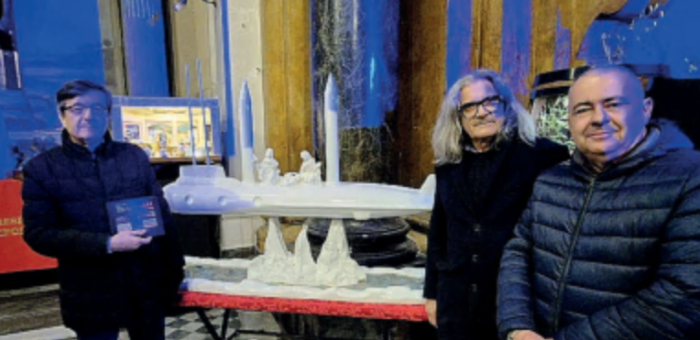 Il presepe sottomarino contro tutte le guerre destinato a finire in fondo al mare