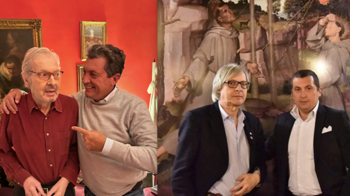 Mario Agnelli va a trovare Vittorio Sgarbi in nome dell'amicizia che li lega