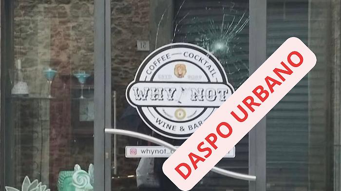 Daspo urbano per due ventenni che avevano danneggiato un esercizio commerciale