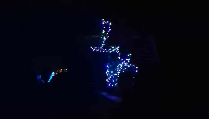 Funzionano solo le luci di Natale