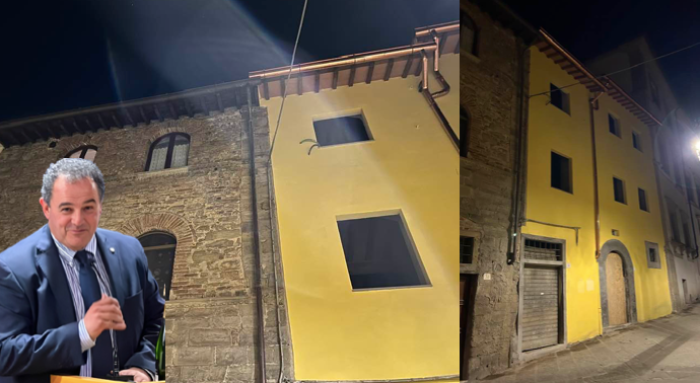 Sandro Sarri e la facciata