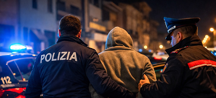 Far west nelle strade, inseguito da sette pattuglie e preso. Ma l'arresto non &egrave; valido